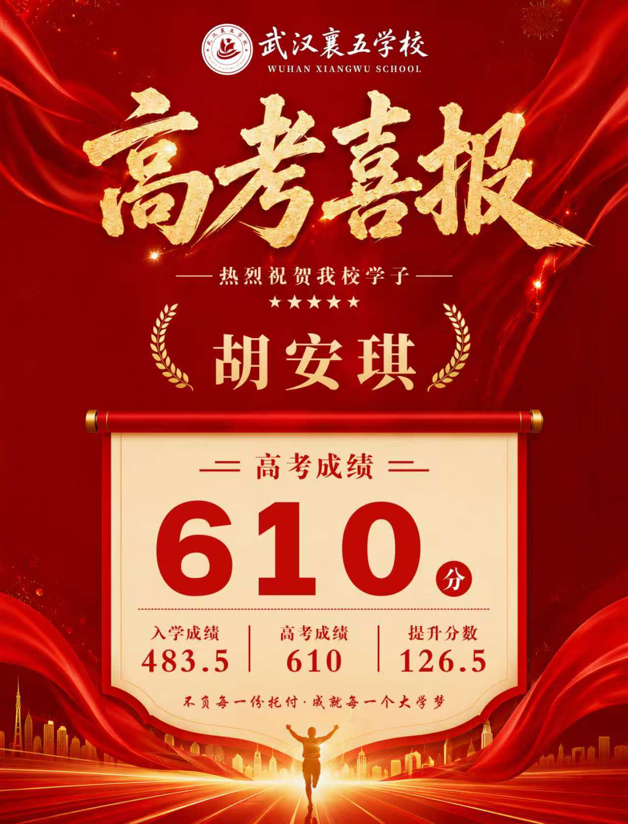 胡安琪 610分