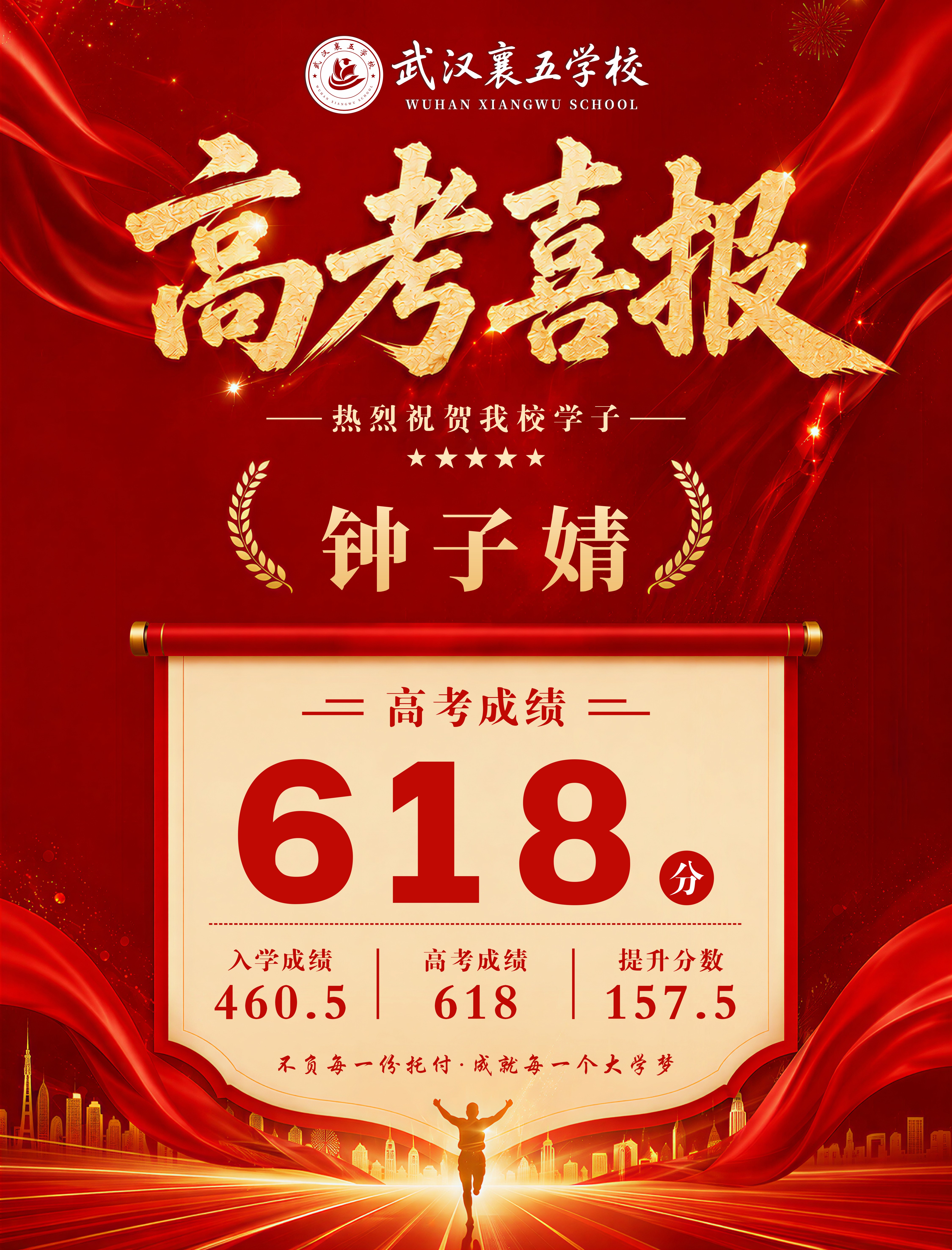钟子婧 618分